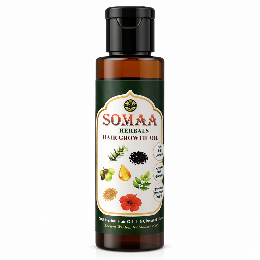 SOMAA Hair Oil 100ml | Kalonji, Amla & Rosemary Ayurvedic Hair Oil